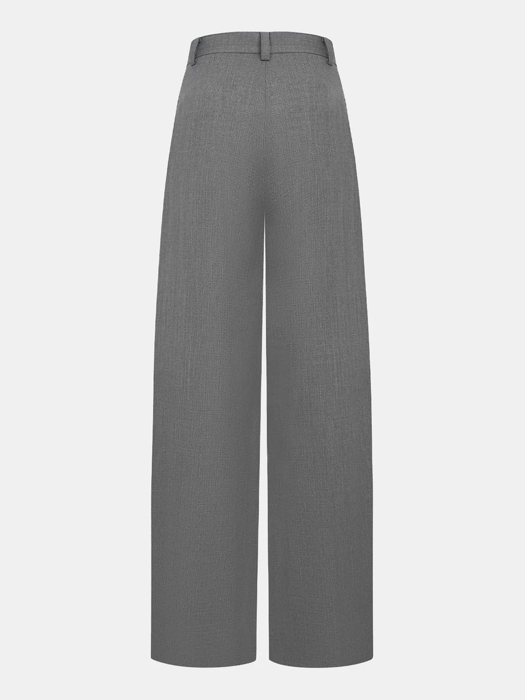 Asymmetric Pleated Wide-Leg Pants