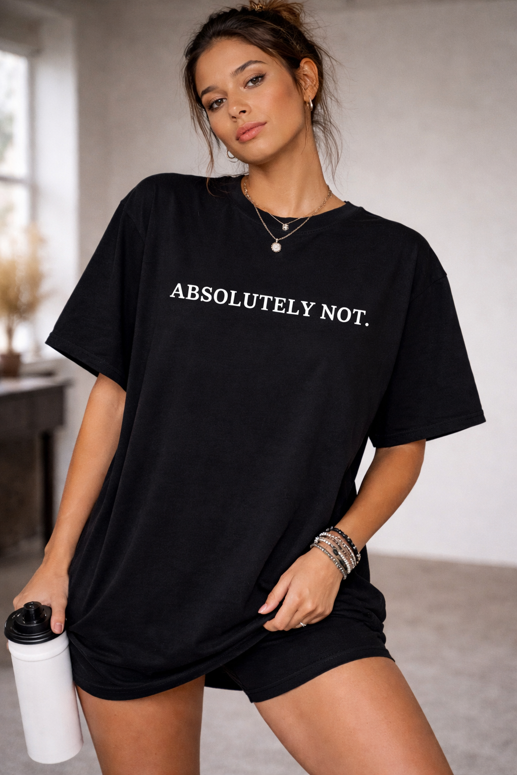 Absolutely Not. – Oversized Statement Tee