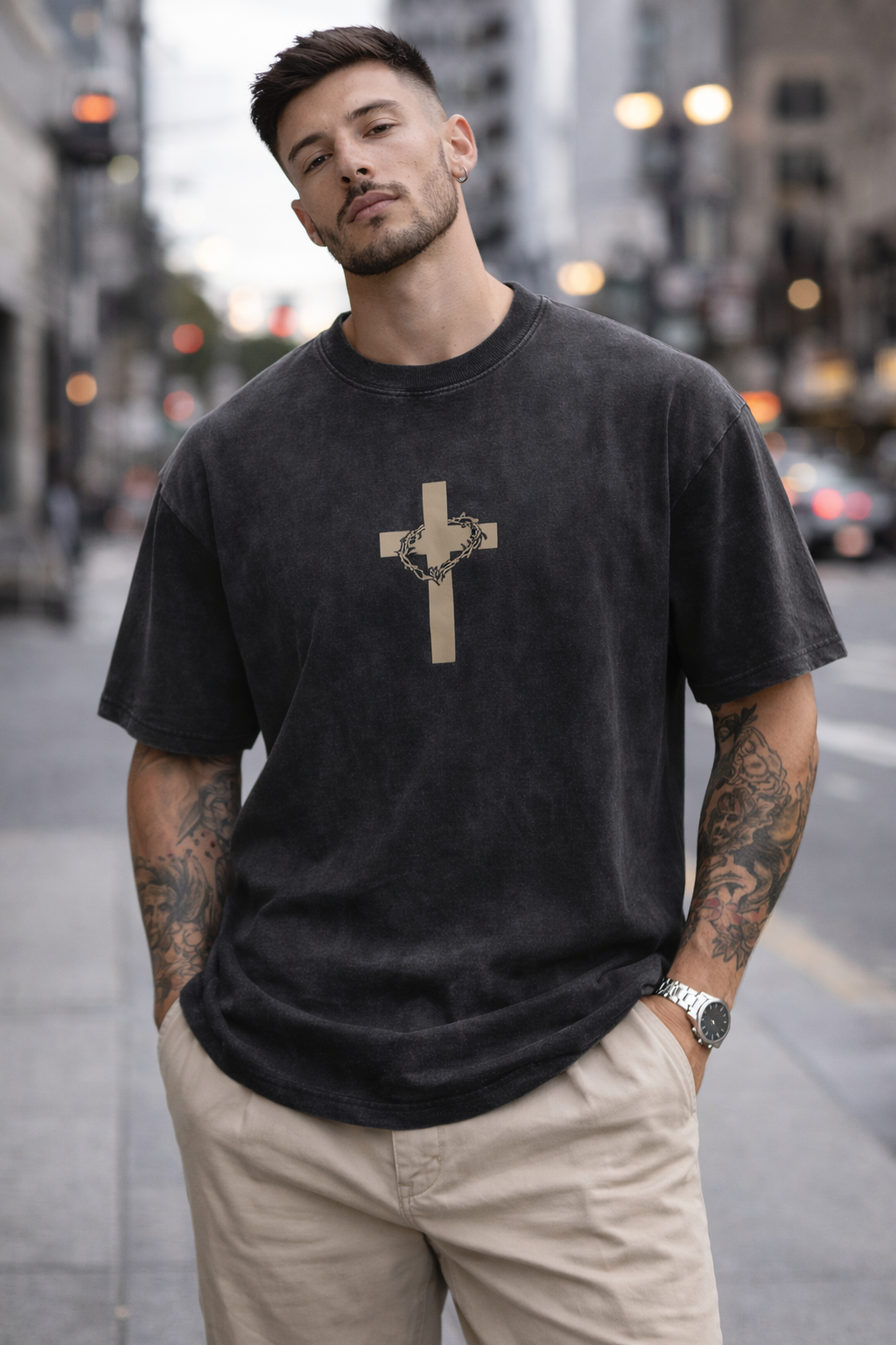 Crowned Faith Vintage Tee